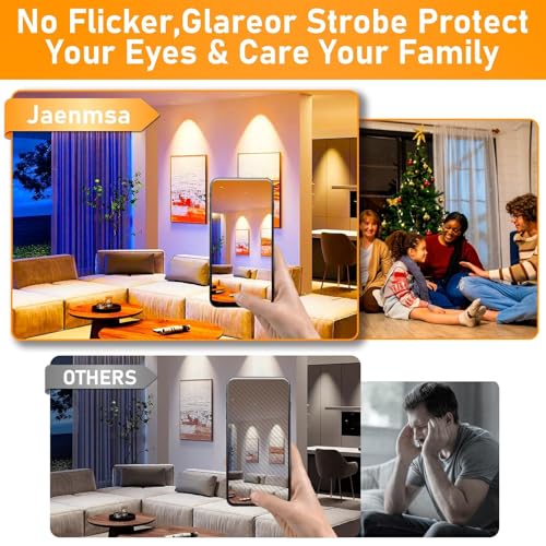 Jaenmsa MR16 Halogen Bulbs 50W,6 Pack 12V 50W MR16 Light Halogen Bulbs 2 Pin GU5.3 Base Dimmable with Clear Glass Cover,High Output 2700K Warm White mr16 Light Bulb for Landscape Lights, Track Lights by Jaenmsa - Image 5