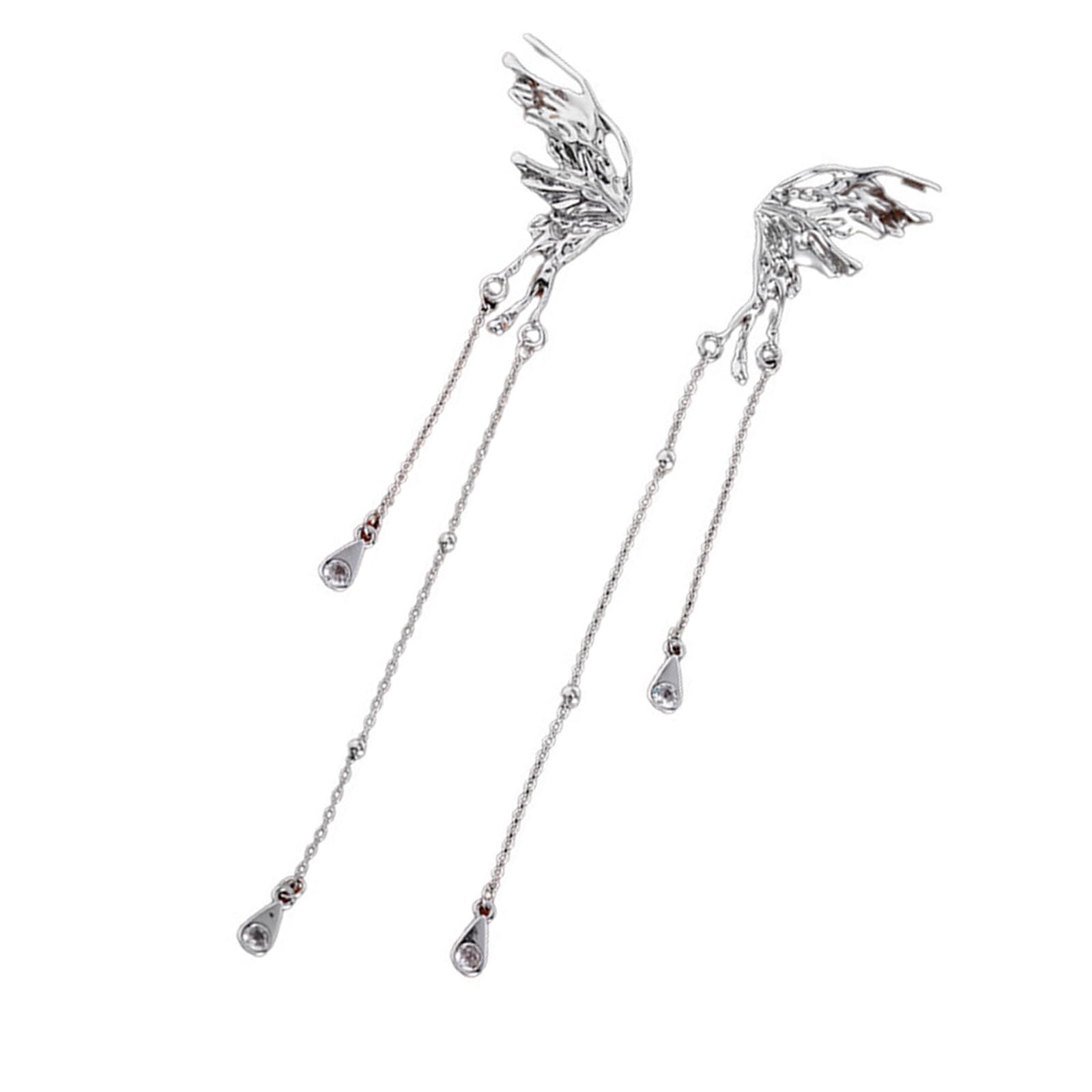 Butterfly Headphone Decorative Quick Install Metal Earphone Charm Buckle Decorative Ear Clip Accessories Attachment