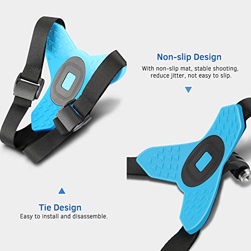 Docooler Suporte de câmera de ação para capacete de motocicleta compatível com GoPro Hero 7/6/5/4/3