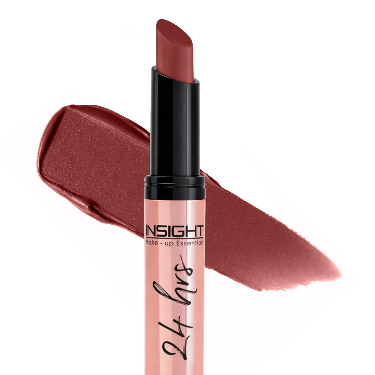 INSIGHT Cosmetics 24 Hrs Non Transfer Matte Lipstick, Matte Finish, Lightweight Lipstick, Transferproof For 24Hrs, Nourishes Lips & Great For Water-Proof, Toxic Free & Vegan, 8- Stay Basic-image-19