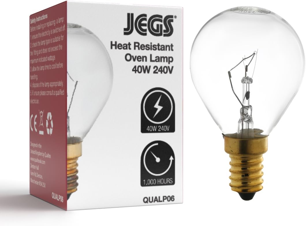 Long Lasting Universal Cooker Oven Light Bulb Lamp E14 40W 300 Degree Compatible with Neff Bosch Siemens Hotpoint AEG Cookers