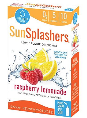 SUNSPLASHERS Raspberry Lemonade, 120 Count