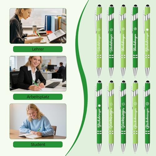 Xingch 20 Kugelschreiber mit Glücksbringer – Abschiedsgeschenke für Lehrer, Klassenkameraden, Kollegen, Mitarbeiter, Familie und Freunde