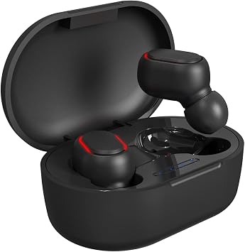 Asonic AS-TWS7S Black Mobile Phone Compatible Bluetooth TWS AirPods Headset with Microphone