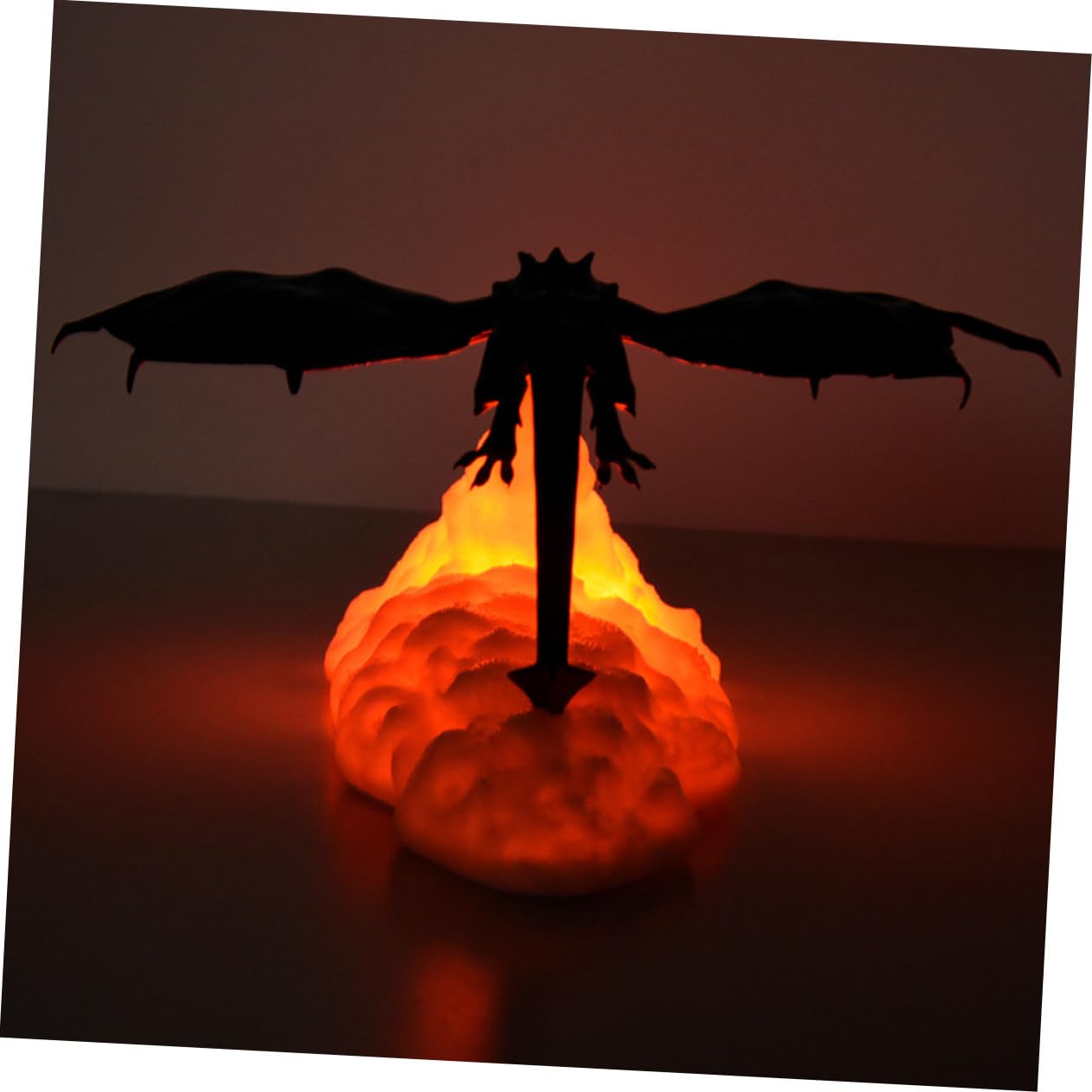 TEHAUX Lámpara de Noche LED Forma de Dinosaurio, Luz Táctil Recargable Usb, Decoración Delicada para Fiestas y Cumpleaños Infantiles