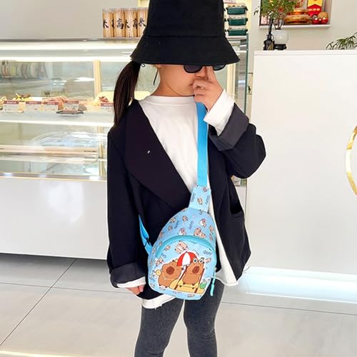 Lovely Cartoon Slings Bag For Kids Small Chest Bag Daypack With Zipper Kids Crossbody Backpack Fashion Fannys Pack Slings2