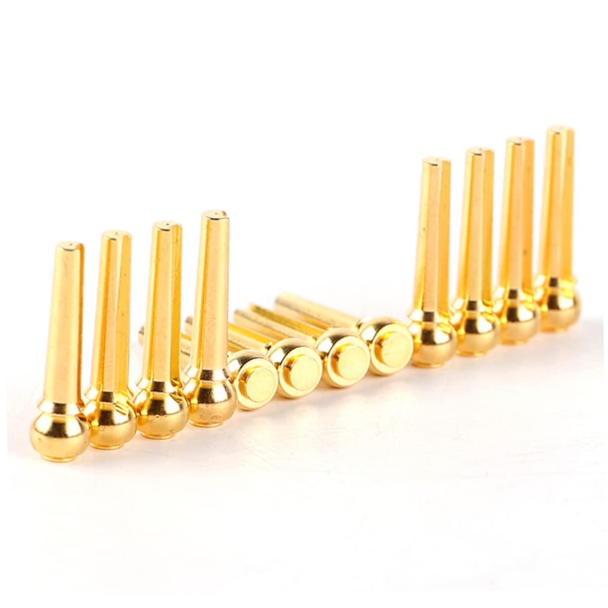 VICASKY 36piezas Clavijas De Puente De Cobre Para Guitarra Accesorios De Reemplazo Compatibles Guitarras Acústicas y Folk Material Duradero y Resistente Al Desgaste Mejora El Sonido