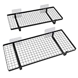 Étagère décorative en deux pièces pour radiateur : contient deux étagères en fer, chacune de 35 x 15 x 3 cm ; combinez-les pour une étagère plus longue ou utilisez-les séparément pour des options de rangement et de séchage flexibles pour toutes les pièces.