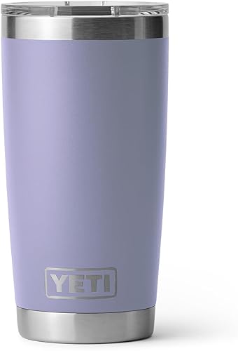 Miniatura 103 de YETI Rambler - Vaso de acero inoxidable con aislamiento al vacío de 20 onzas con tapa MagSlider verde azulado (Agave Teal)