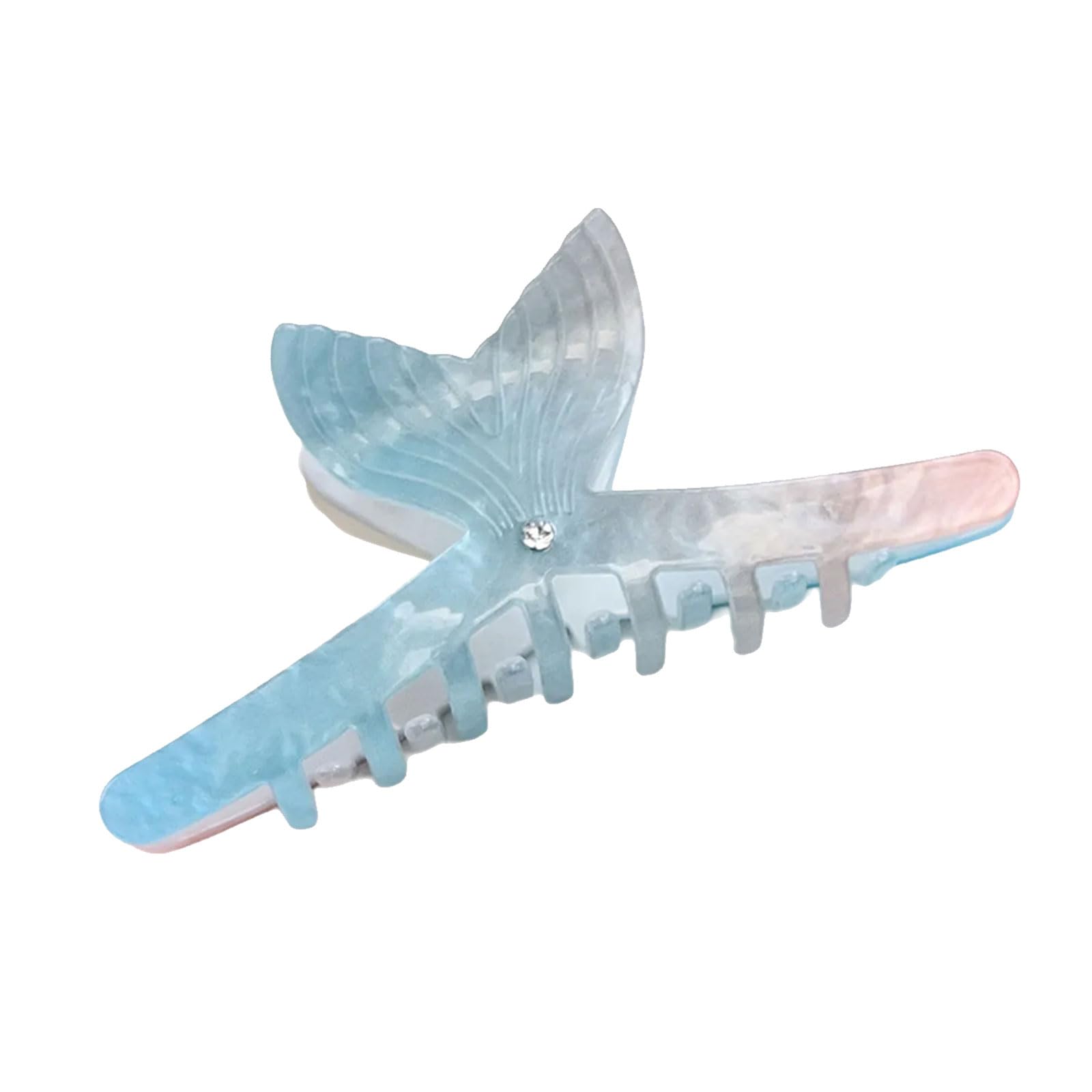 YUXITA Fish Multicolor Acetate Hair Clip For Women Vacation Beach Hair Accessory Strong Nonslip