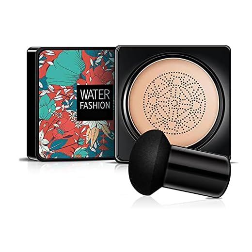 AONAT CC Creme BB Cream, Líquida Fundación, Mushroom Head Air Cushion BB Cream, Ocultador, Base de Maquillaje, Maquillaje de Larga Duración, Hidratante Corrector Permeable- Natural