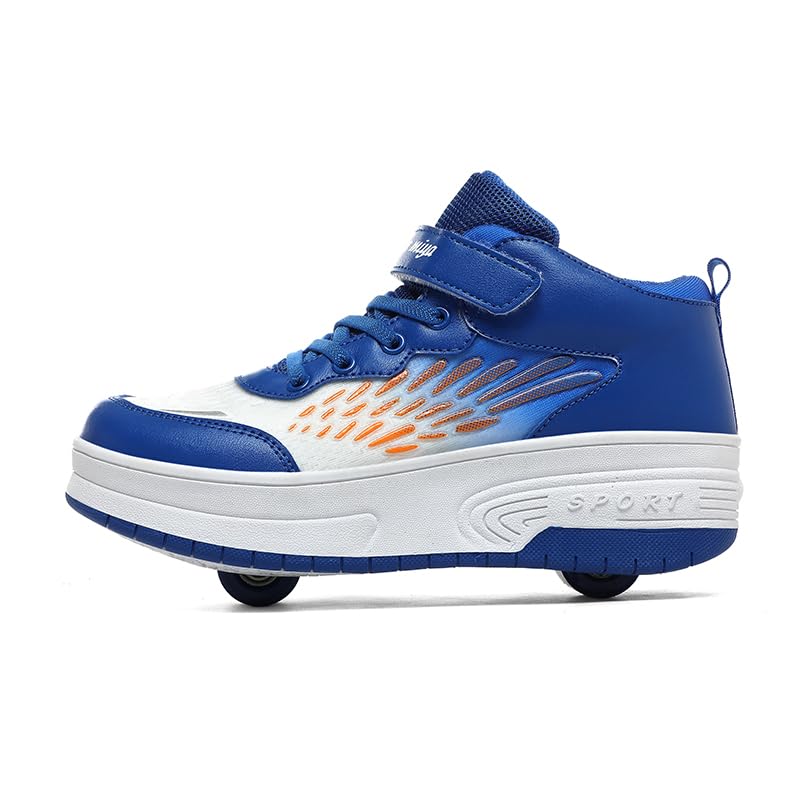 Rolling Skate Shoes for Boys Girls Roller Sneaker with Wheels Fashion Footwear Skate Wheeled Shoe for Kids Christmas Birthday Children Show Gift2