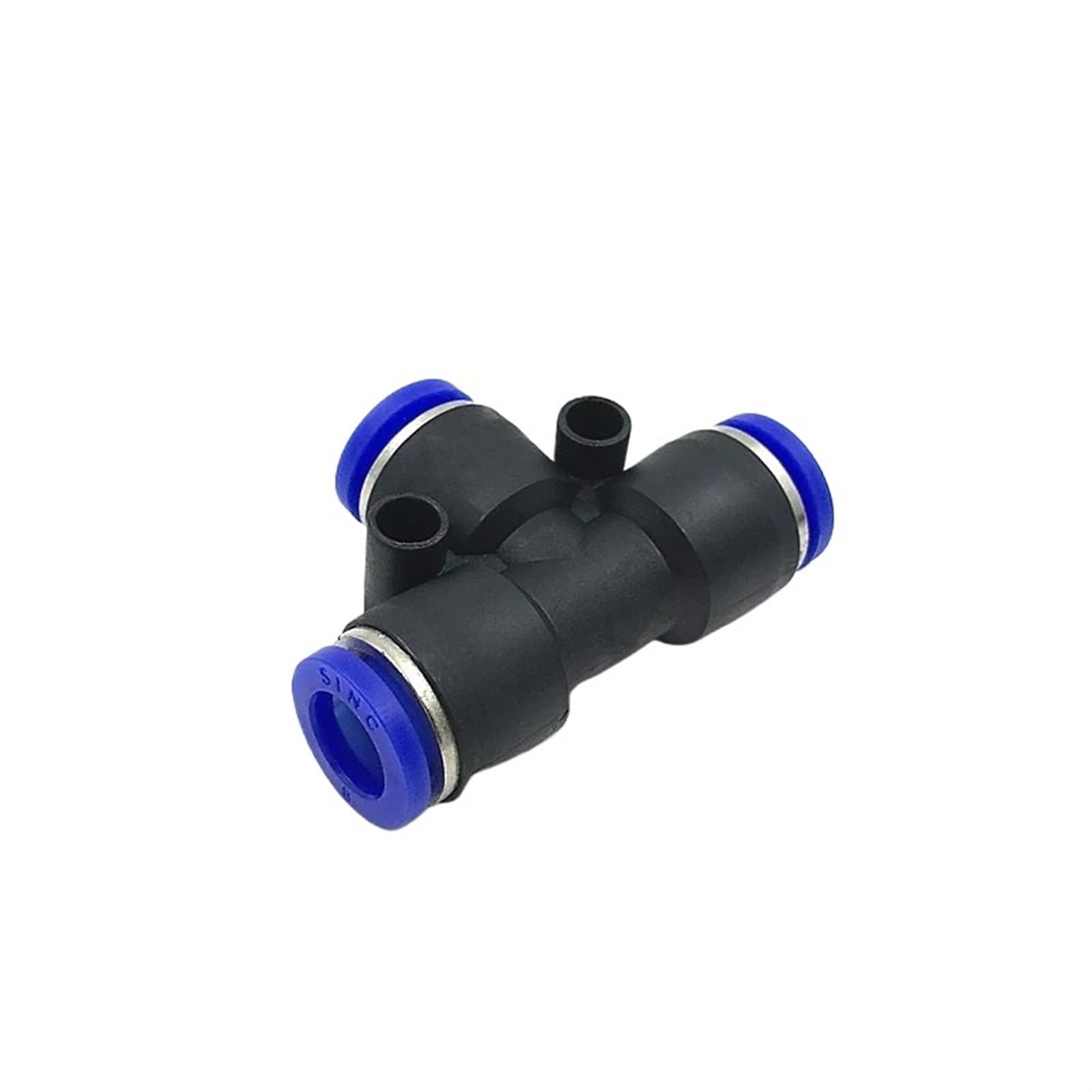100 piezas de 50 piezas de accesorios neumáticos de polietileno tipo T de 3 vías para tubo en T de 4 mm, 6 mm, 8 mm, 10 mm, conector rápido deslizante (14 mm, 50 unidades)