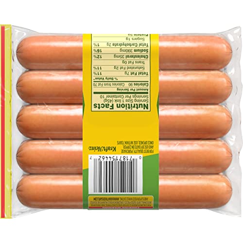 Oscar Mayer Turkey Uncured Franks Hot Dogs, 10 Ct. Pack #TOP7