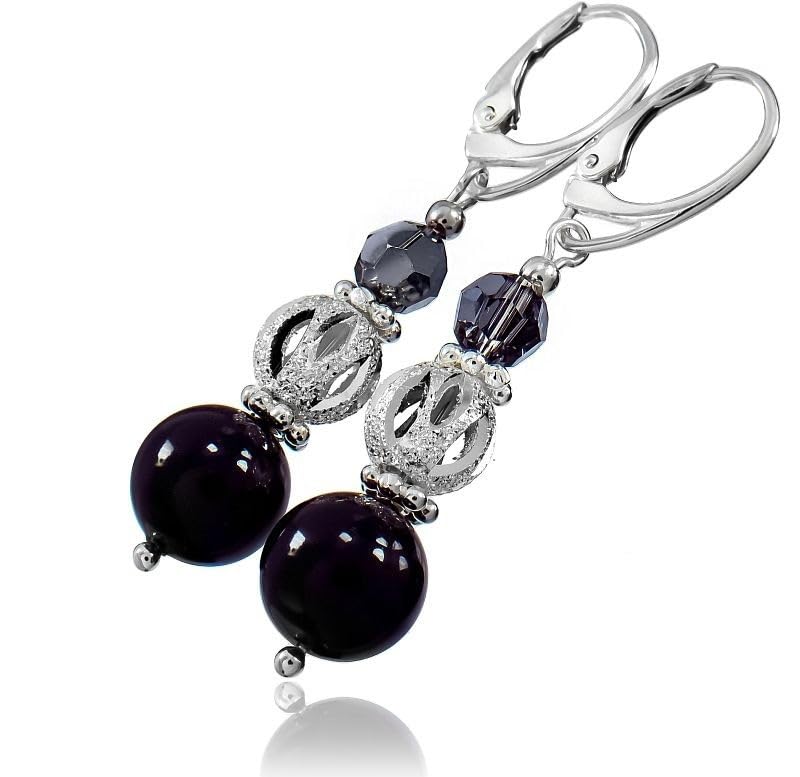 Boucles d'oreilles en argent sterling 925 pour illuminer vos soirées
