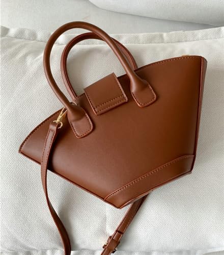 Image of Tote Bag Purse for Women Faux Leather Hobo Bag Small Top Handle Handbag Vintage Shoulder Bag Crossbody Bag