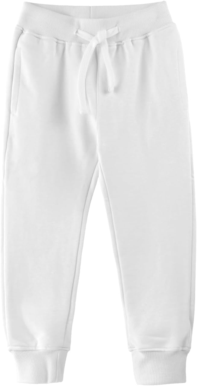 Spring&Gege Boys’ Active Jogger Sweatpants French Terry Sports Track Pants with Pockets