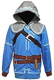 Legend of Zelda Breath of the Wild Suit Up Men's Cosplay Hoodie, X-Large