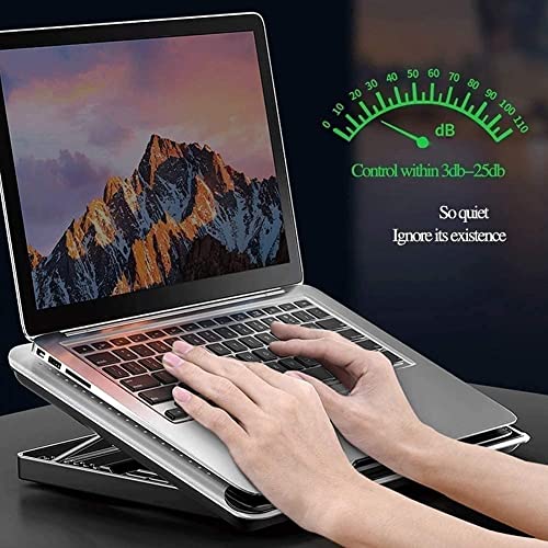 Base enfriadora para laptop de 12 a 17 pulgadas con puerto USB miniatura 2
