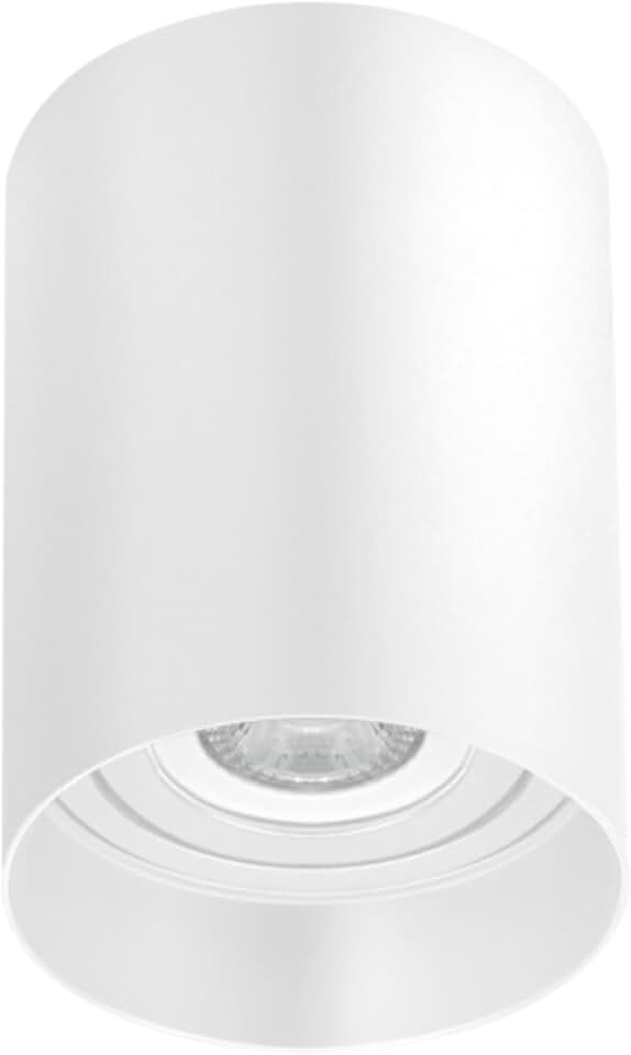 Spot de Sobrepor Redondo Branco MR16 GU10 Direcionável 12x8cm