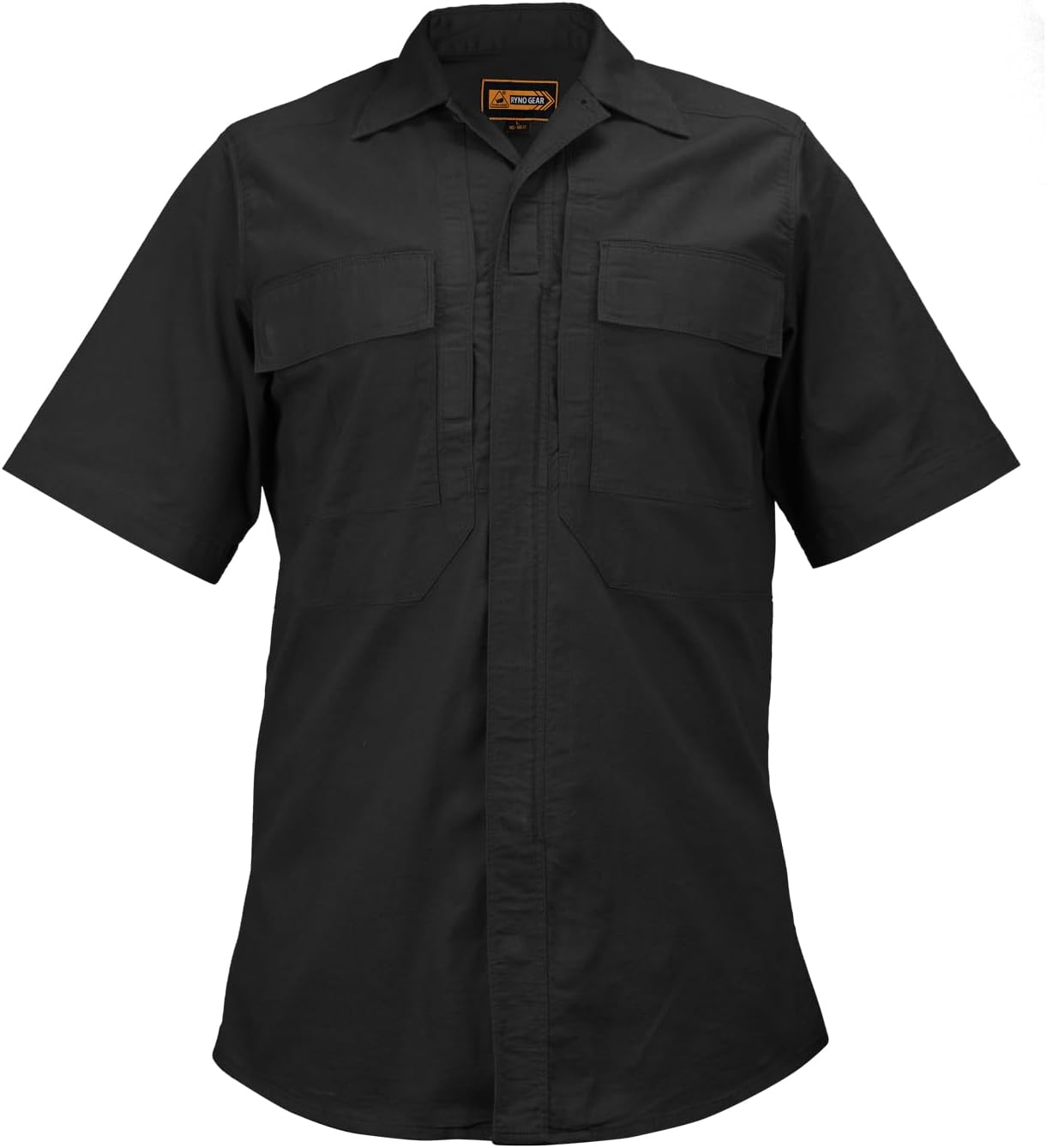RYNO GEAR Men's Ripstop Tactical Duty Shirt, Poly Cotton BDU Uniform Shirt, Lightweight Military Uniform Duty Shirt