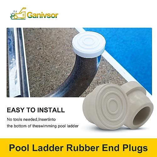 Protector para Escalera de Piscina Ganivsor Pack 4 Blanco miniatura 5