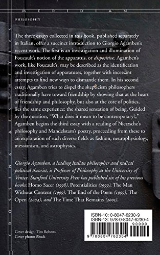 What Is an Apparatus? and Other Essays