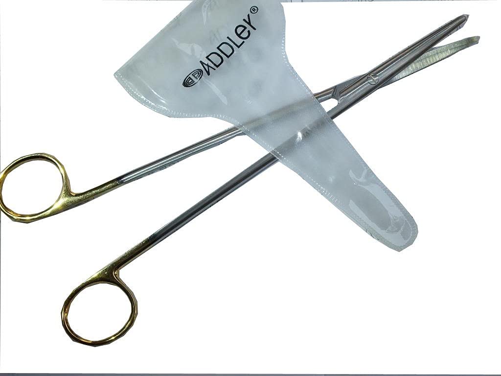 Dental Long Tc Tip Scissors German Stainless Steel 8.5X 5X 1.5" Golden Addler