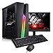 Produktbild Kiebel Komplett Set, Gaming PC Bundle (Maus, Tastatur, 60cm TFT) AMD Ryzen 5 2600 6x3.4GHz, 16GB DDR4 2666, 512GB SSD, NVIDIA GTX 1650 4GB, WLAN, Win10, Gamer PC [184174]