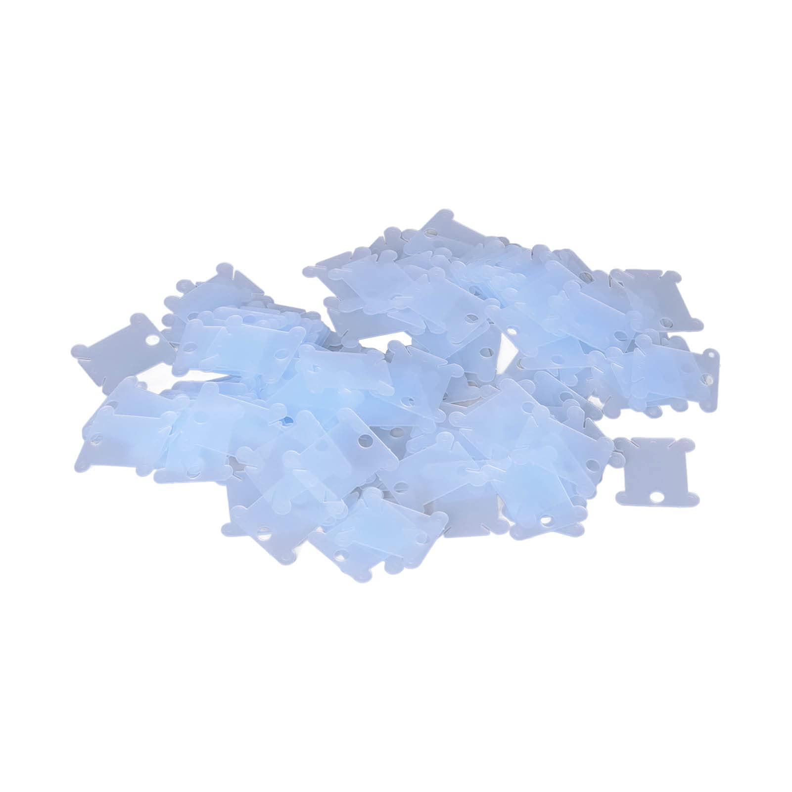 200PCS Embroidery Floss Bobbins, Embroidery Floss Organizer Embroidery Thread Organizer Plastic Embroidery Floss Cards for Cross Stitch Thread Holder Sewing Storage (Blue)