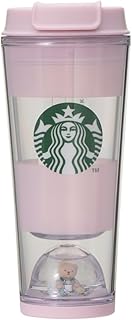 Starbucks スタバ スターバックス コラボ ジェラ ピケ ベアスノードームボーダータンブラー ソフトピンク 355ml ジェラピケ スノードーム ピンク