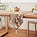 HomeCrate Fall Harvest Collection, Tapestry Cornucopia with Pumpkins and Fruits Design Table Runner, 13" x 70"