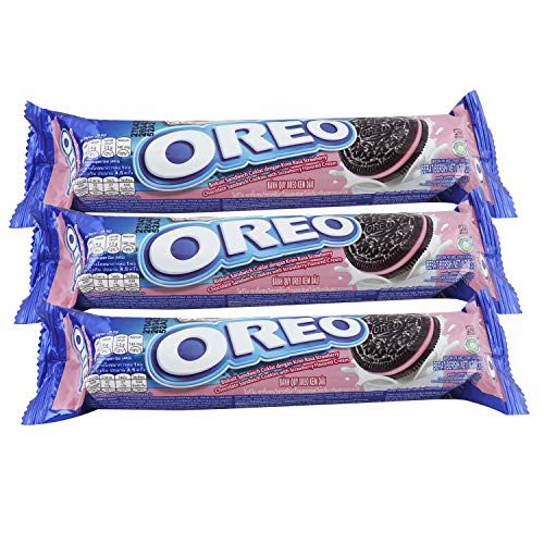 Image of Oreo Chocolate Creme Cookies 137gm (Pack of 3) (Strawberry)