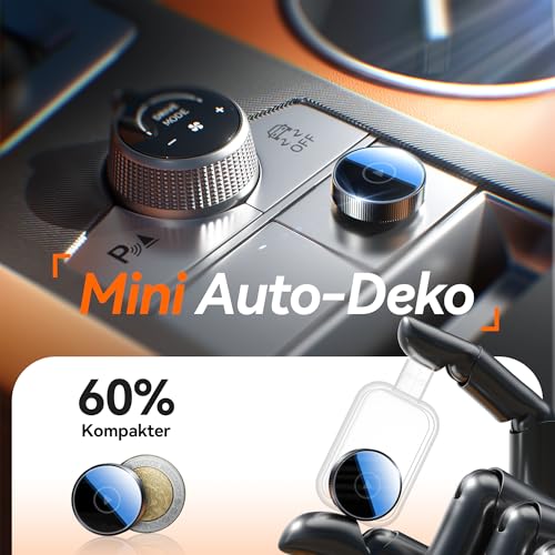 Cleviton für Apple Carplay Wireless Adapter, 2.Generation, Auto-Verbindung, Keine Latenz, Plug&Play, Mini Wireless Car Play Adapter, Kabellos Dongle für GPS-Geräte mit Navigation, Matt-Schwarz