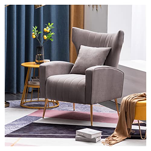 Canapé im nordischen Stil, Hahnentrittmuster, moderner Sessel für Wohnzimmer & Balkon, bequemer, einfacher Sitz, mit Rückenlehne, schickes Heimdekor-Möbel – Bild 6