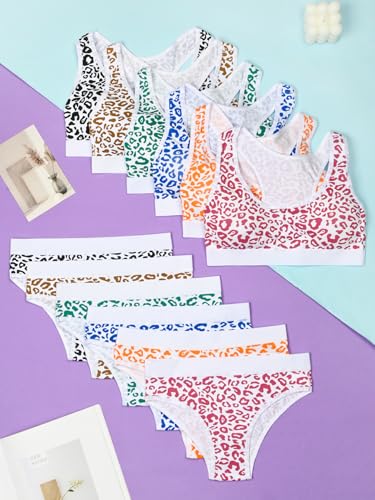 6 Set Teen Underwear Girls 12-14 Cotton Panties Comfortable And Breathable Panties Solid Color Panties2