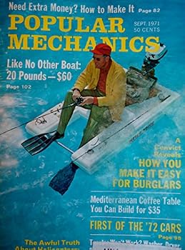 Unknown Binding Popular Mechanics September 1971 - Coffee Table - Appliance Clinic - Floor Tiling Book