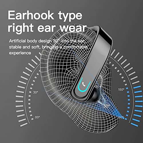 Uigsas Bluetooth Headset, Wireless Bluetooth Earpiece Handsfree Earphones With Microphone Headset 15Hrs Working For Laptop Cell Phones Computer Trucker Driver #TOP3