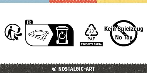 Miniatura 7 de Nostalgic-Art Cartel de hojalata retro, Ø 13.7", Mercedes-Benz  Logo  Idea de regalo para los fanáticos de Mercedes-Benz, producto oficial de