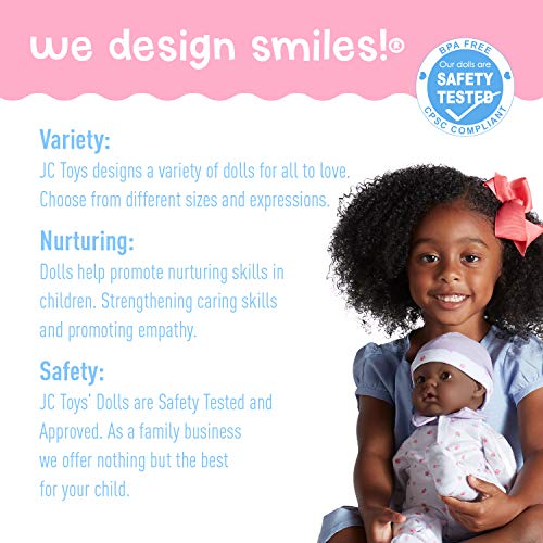 image for JC Toys African American 16-inch Medium Soft Body Baby Doll La Baby | 