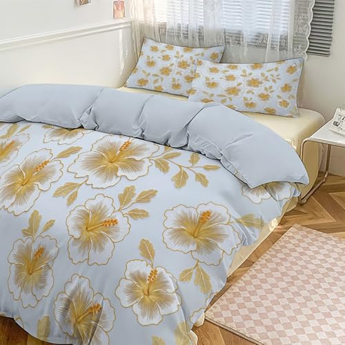 Parure de lit thème botanique 3 pièces pour créer un cocon de douceur