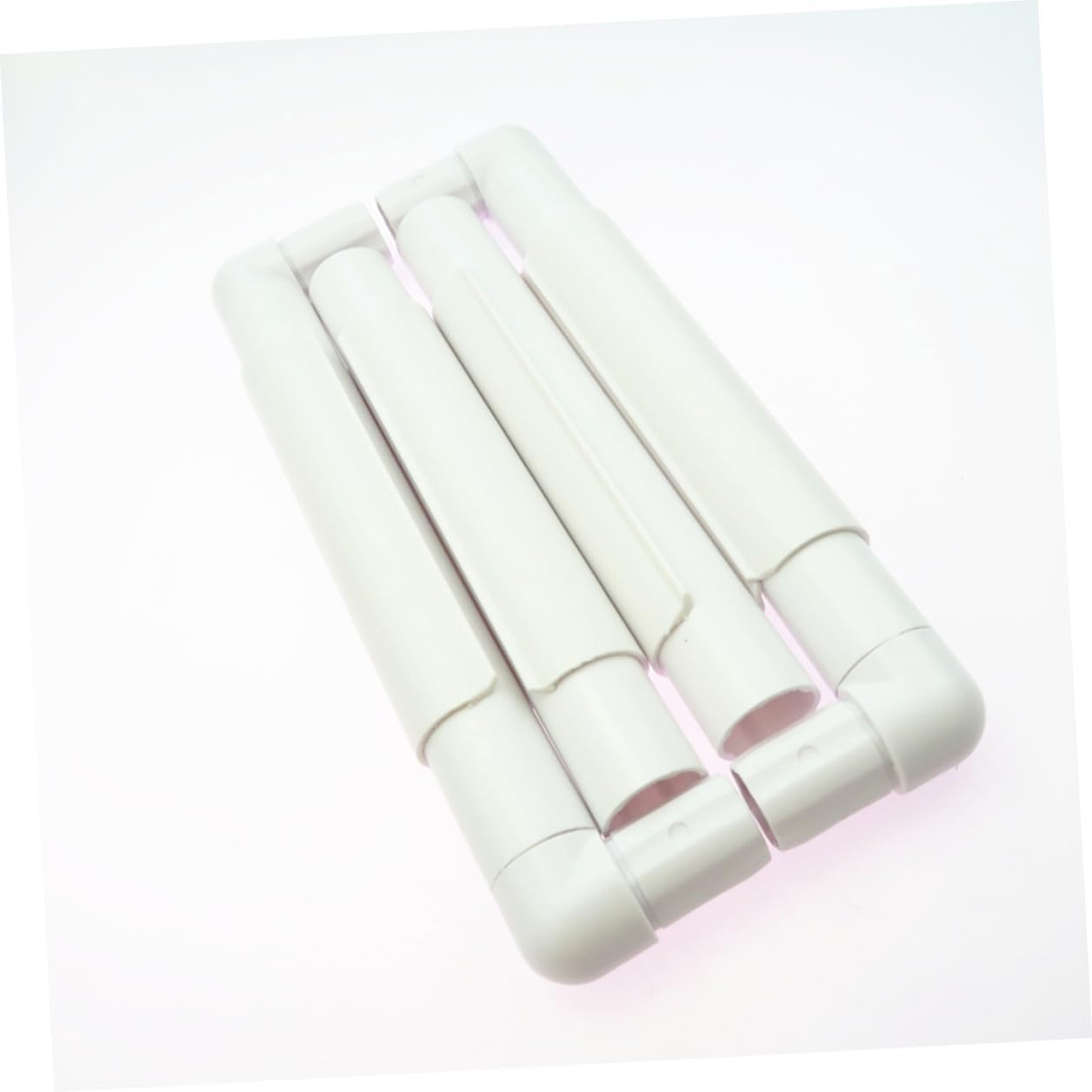 DOITOOL 2 Sets Clip Embroidery Frame Square Clamp Frames for Cross Stitch DIY Embroidery Hoop Set 15.2×15.2cm and 20.3×20.3cm for Needlework Crafting
