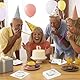 Sprinlot Servietten 75. Geburtstag, 40 Stück Servietten Eukalyptus Deko 75. Geburtstag Mann Frau, Happy Birthday 75 Servietten Tischdekoration, 3-Lagig Geburtstagsdeko Papierservietten