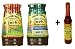 Walkerswood Jamaican Jerk Seasoning Mixed Pack - 10 Oz Each Mild, Hot & Spicy+Bonus Firestick Hot Pepper Sauce 3.38 oz & Bonus Irie Traders Recipe eBook