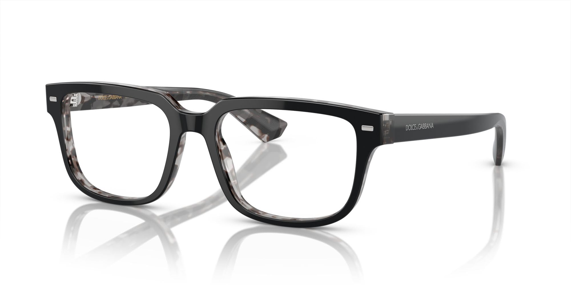 メガネ DOLCE & GABBANA Woman Optical frames Black 0DG3379 3403 Dolce & Gabbana DG 3379 Black On Grey Havana (3403
