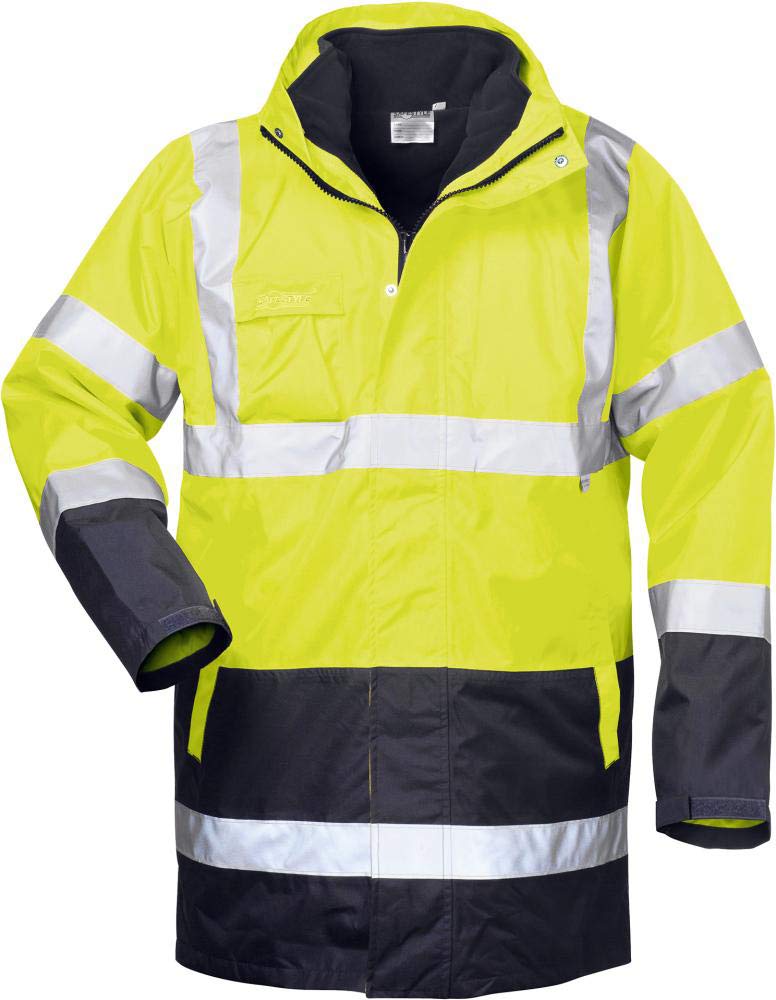 Safestyle Warnschutz-Parka "Spencer", 1 Stück, Größe M, gelb/marine, 23548-M