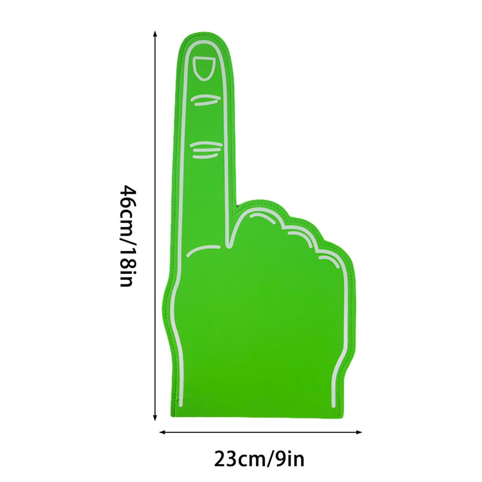 Foam Finger - Finger en mousse géante | Sports Foam Finger | 18 pouces Sports Fan Foam Finger, Cheerleading Foam Finger, Blank Foam Hand, Cheerleading Props for Sports Events Games School Business