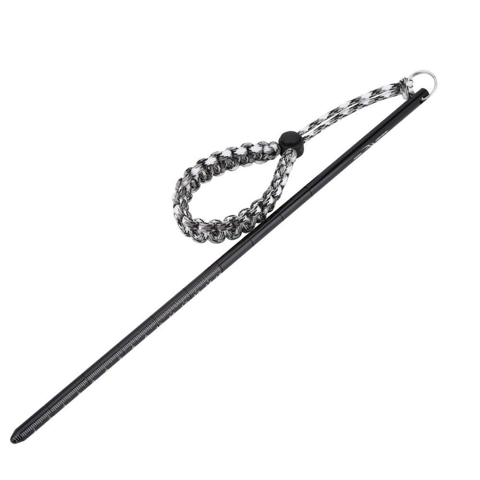Alomejor Pointer Stick Rod Pointer Stick ze stopu aluminium Scuba Diving Noise Maker Stick Rod Pointer z regulowanym paskiem na nadgarstek