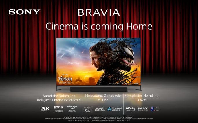 Sony BRAVIA 3 - Direct LED 85 Zoll Fernseher (K85S32), X-Balanced Speaker, Dolby Vision/Atmos, IMAX Enhanced, Google TV (2025)… – Ansicht 2
