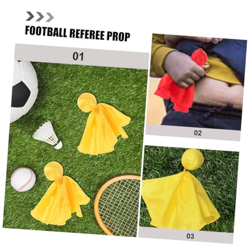 Banderines para árbitro de fútbol y pañuelos de lanzamiento para juegos deportivos 3